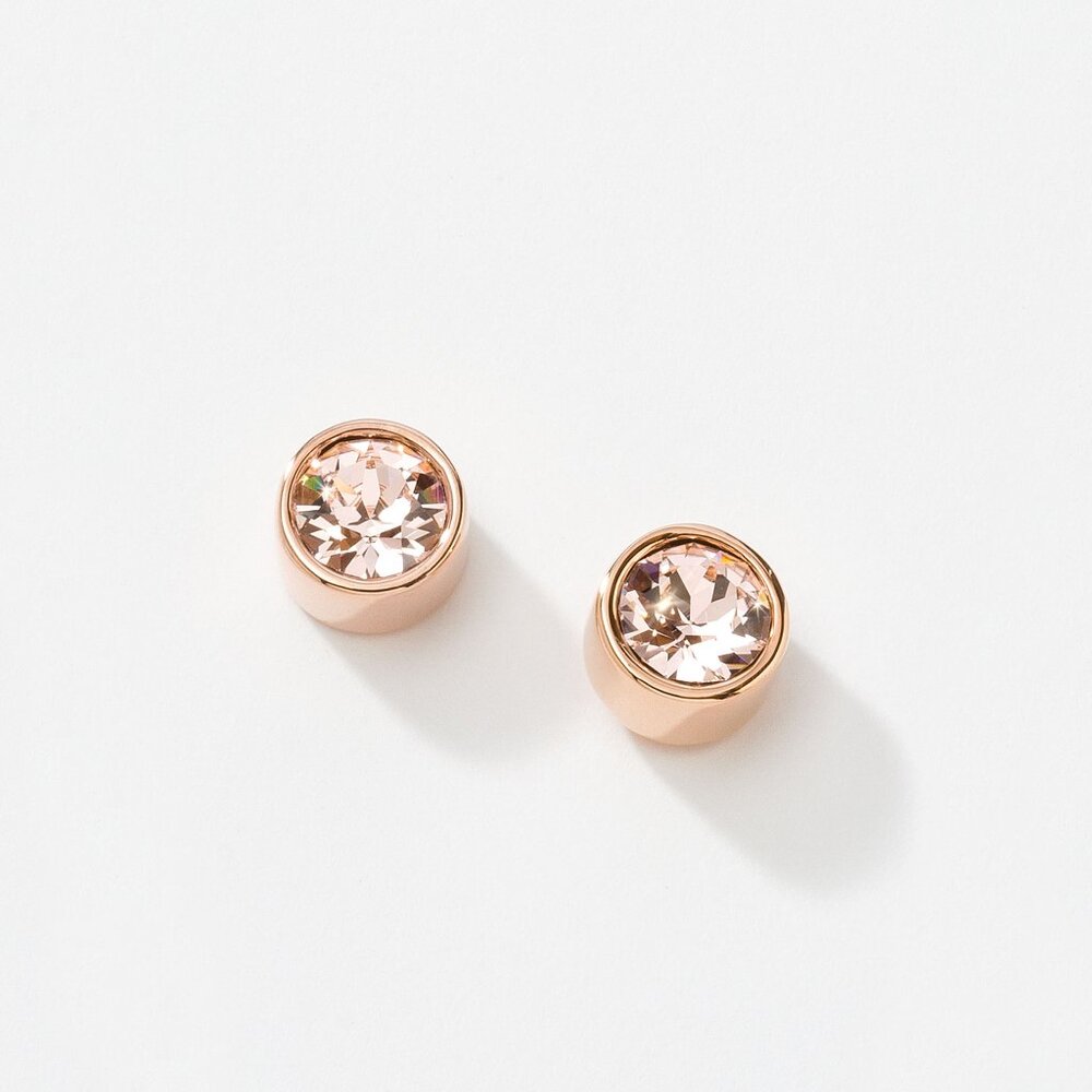 Touchstone Crystal Rosy Ice Earrings